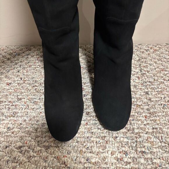 & Other Stories Black Suede Knee High Boot- Size 10.5 - Picture 4 of 14